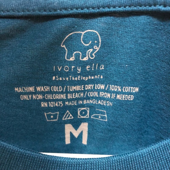 Authentic ivory Ella long sleeve tee - Picture 3 of 4